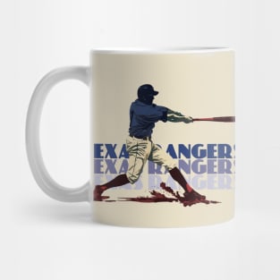 Retro Texas Rangers Slugger Mug